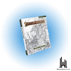 PATHFINDER 2E REMASTER PLAYER CORE SKETCH COVER